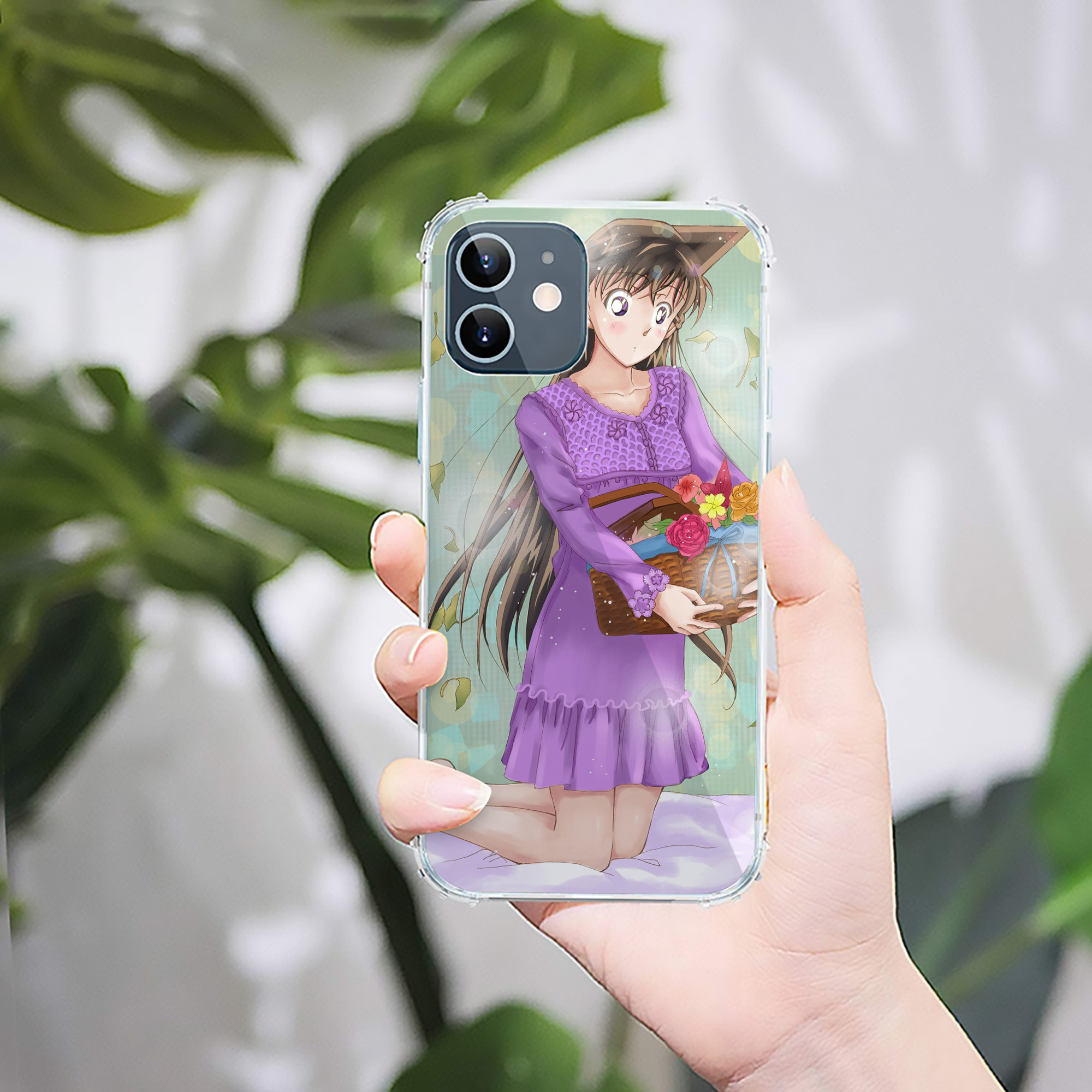 （画像用） 名探偵コナン Detective Conan 【iPhone 12シリーズ対応】透明スマホケース（クリアソフトケース）